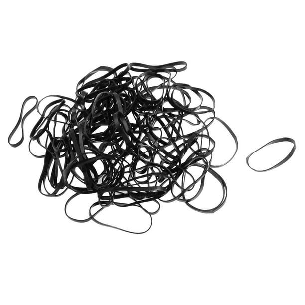 Mini Rubber Bands (Black or Assorted Colors) -Carlie's Beauty