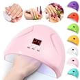 thumbnail image 2 of Tkrady 36W Professional UV Gel Nail Lamp, Intelligent Induction Polish Dryer Machine,Green, 2 of 5