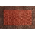 thumbnail image 1 of Ahgly Company Machine Washable Indoor Rectangle Contemporary Tomato Red Area Rugs, 2' x 5', 1 of 7