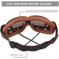 thumbnail image 3 of Retro Motorcycle Goggles Anti-Fog Warm Goggles for Riding ATV Motocross., 3 of 4