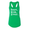 thumbnail image 2 of Wild Bobby, Proud Best Mom Ever, Mother's Day, Women Racerback Tank Top, Kelly, X-Large, 2 of 3