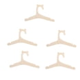 thumbnail image 1 of Estbridge 5PCS Wooden Clothes Hangers for Kids Babies Children  9”x4.8” Drying Racks Household Display Hanging Rack for Clothes Pants  Closet Organizer and Storage  1 Pack  Khaki, 1 of 5