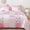FLoral Pink, variant on SPRINDAY Coastal Quilt Set Queen Size -Blue Coral Ocean Print Lightweight Microfiber Bedspreads for All Seasons 3 Piece (1 Quilt, 2 Pillowcases)