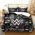 thumbnail image 4 of Wrestling Bedding Set, 3-Piece Wrestling Duvet Cover Ultra Soft Breathable 3D Printed Microfiber Comforter Cover, Cartoon Wrestling Comforter Cover with 2 Pillowcases, 4 of 4