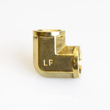 1/4 in. FPT X 1/4 in. D FPT Brass 90 Degree Elbow