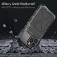 thumbnail image 7 of SaniMore for iPhone 14 Pro 6.1" 2022 Case, Heavy Duty Protective 3-layer with Wireless Charing Hidden Kickstand Military-grade Anti-drop Shockproof Rugged Cover for iPhone 14 Pro 6.1 inch, Black, 7 of 7