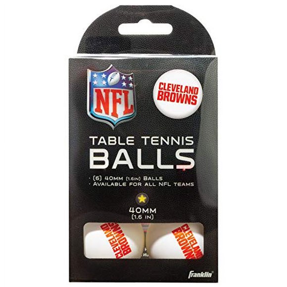 Pelotas de tenis de mesa Franklin Sports Cleveland Browns NFL