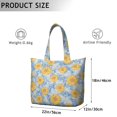 thumbnail image 5 of Sunflower Women's Large Weekend Travel Bag Moving Canvas Handbag Thick Double Layer Beach Weekend Travel Unisex Hospital Maternity Delivery with Toiletry Waterproof, 5 of 5
