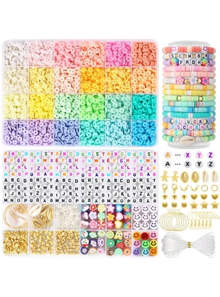Funtopia Bracelet Making Kit, Glass Seed Beads for Jewelry Making Kit, 60 Colors 21600 Pcs+ Friendship Bracelets Kit with Letter Beads for DIY, Art