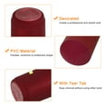 thumbnail image 3 of Uxcell 100 Pack Heat Shrink Wrap Sleeves Grape Shape with Tear Tab Wine Shrink Cap, Red, 3 of 5