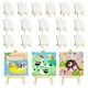 thumbnail image 5 of Mini Canvases with Easel Sets 16 Pack, Small Painting Canvas with Mini Easel 4 X 4 Inch Art Canvases Painting Kit, 5 of 5