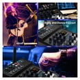 thumbnail image 4 of 4 Channel dj Mixer Console with Bluetooth Mixer UHF Wireless Microphone for Home Stage Studio, 4 of 5
