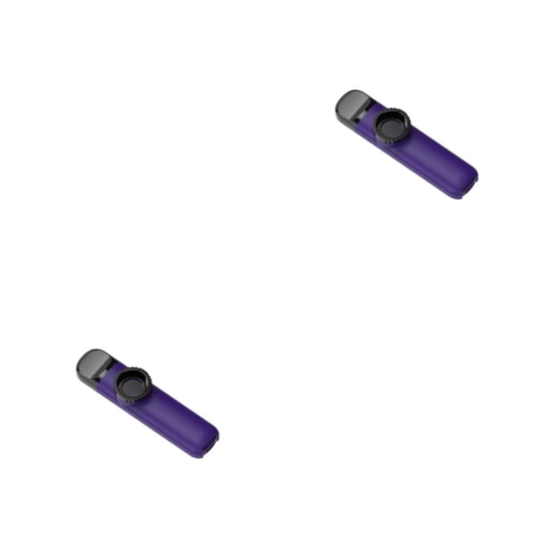 Advancent Kazoo Instrument Diseño ligero ABS Acompañamiento profesional para principiantes Niños Actuaciones para principiantes Presente Púrpura 2Conjunto