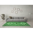thumbnail image 3 of Ahgly Company Indoor Square Persian Emerald Green Traditional Area Rugs, 6' Square, 3 of 4