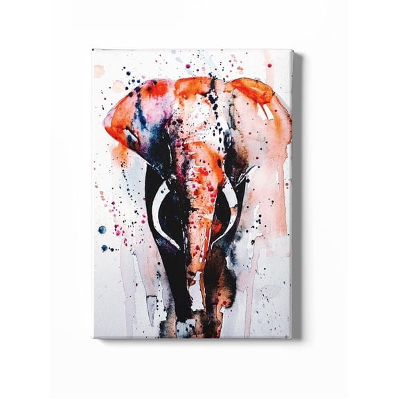 Watercolor Style Elephant 20x30 Canvas -Image by Shutterstock,