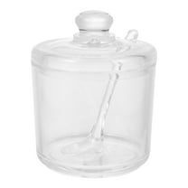 TEHAUX Sugar Bowl Transparent Acrylic 1 Set 4.3x3.1x3.1in