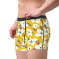 thumbnail image 3 of Kdxio Men's Boxer Briefs with Lilies Flowers Print - Comfortable and Breathable Underwear for Everyday Wear, 3 of 7