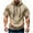 Khaki, variant on BXINGOHAI Men's Short Sleeve Hoodie Workout Gym Sweatshirt Muscle Fit Fashion Athletic Hoodies Pullover Hooded T-Shirts Black,XL
