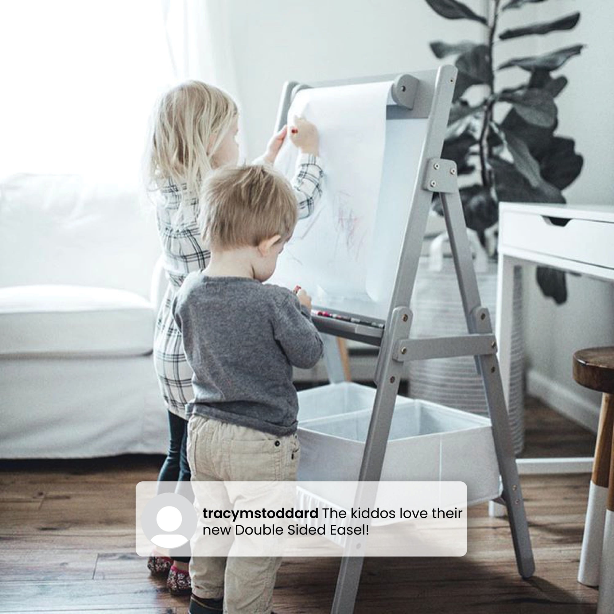 Delta Children Classic Kids Whiteboard/Dry Erase Easel with Storage, Dark Chocolate