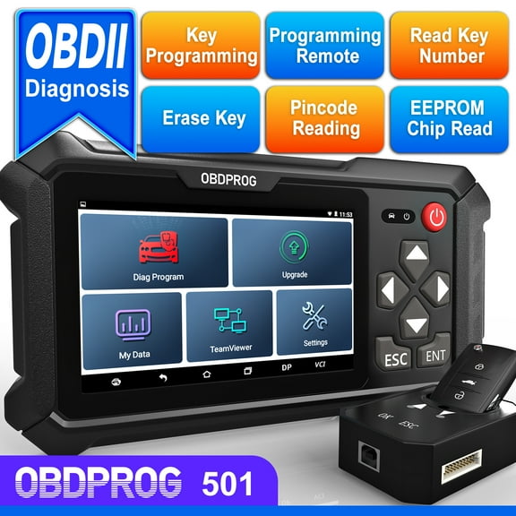 OBDPROG 501 Key Program-ming OBD2 Scanner Code Reader IMMO Immobilizer Diagnostic Tool