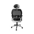 Flash Furniture High Back Super Mesh Office Chair Black Fabric Seat