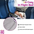 thumbnail image 4 of FIVESTARBABY Cama de avión para niños pequeños: lo último en elementos esenciales de viaje en avión para niños | Extensor de asiento de avión portátil para niños | Cama de avión perfecta para niños pe, 4 of 5