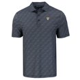 thumbnail image 2 of Men's Cutter & Buck Black Virginia Tech Hokies Pike Eco Pebble Print Stretch Recycled Polo, 2 of 3
