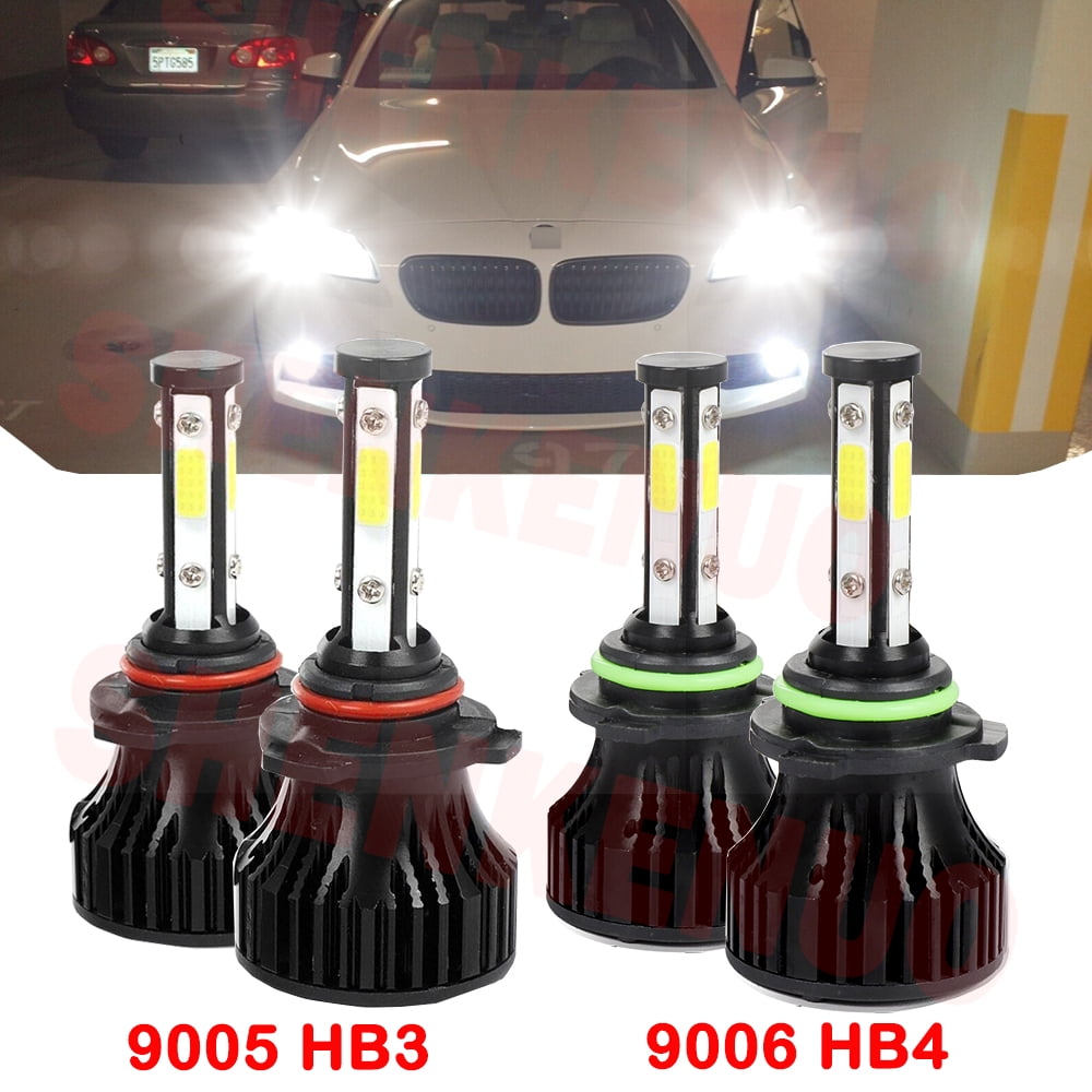 H7 LED Headlight Bulbs for BMW 320i 2001 2002 2003 2004 2005,2012 2014 2015 2016 2017 2018 High&Low Beam 4pcs