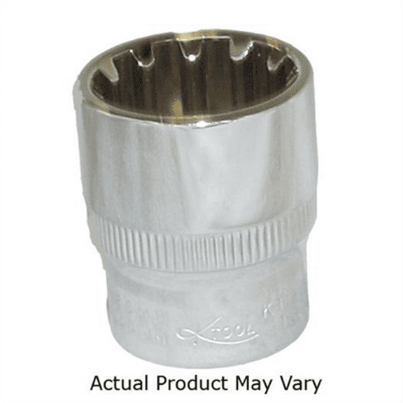 K Tool International SPLINE SOC 3/8" DR 19MM