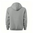 thumbnail image 6 of Boys Quarter Zip Hoodie Fleece Hooded Sweatshirt With Pockets Kids Soft Long Sleeve Pullover Fall Winter School Clothes Gray Size 10-12years, 6 of 9