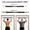 Black Blue, variant on AbahubFit Doorway Pull-Up Bar with Safety Lock, 220LBS Heavy-Duty Door Frame Bar, No Screw Adjustable Chin-Up Bar for Pull-Ups Sit-Ups Push-Ups