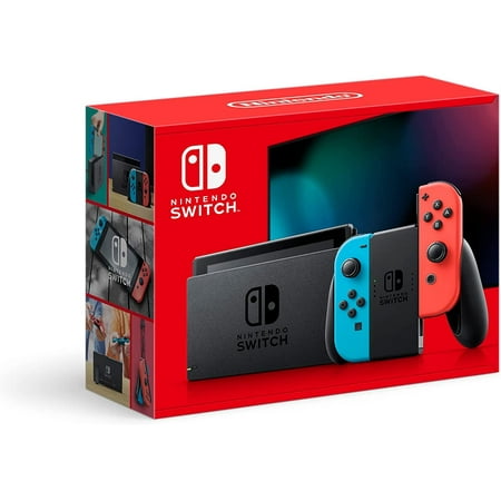 Restored Nintendo Switch™ with Neon Blue and Neon Red Joy-Con™ (Refurbished)