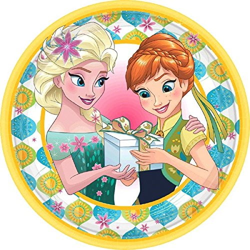 Frozen Paper Dessert Plates 16 Count