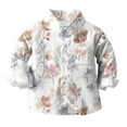 thumbnail image 3 of Teen Girls Long Sleeve Button Down Shirts Dressy Casual Floral Graphci Blouse Tunic Tops Summer Fashion 2025, 3 of 5