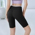 thumbnail image 4 of Biker Shorts for Women High Waist Workout Yoga Shorts Mid Thigh Stretch Running Exercise Leggings Tights, 4 of 7