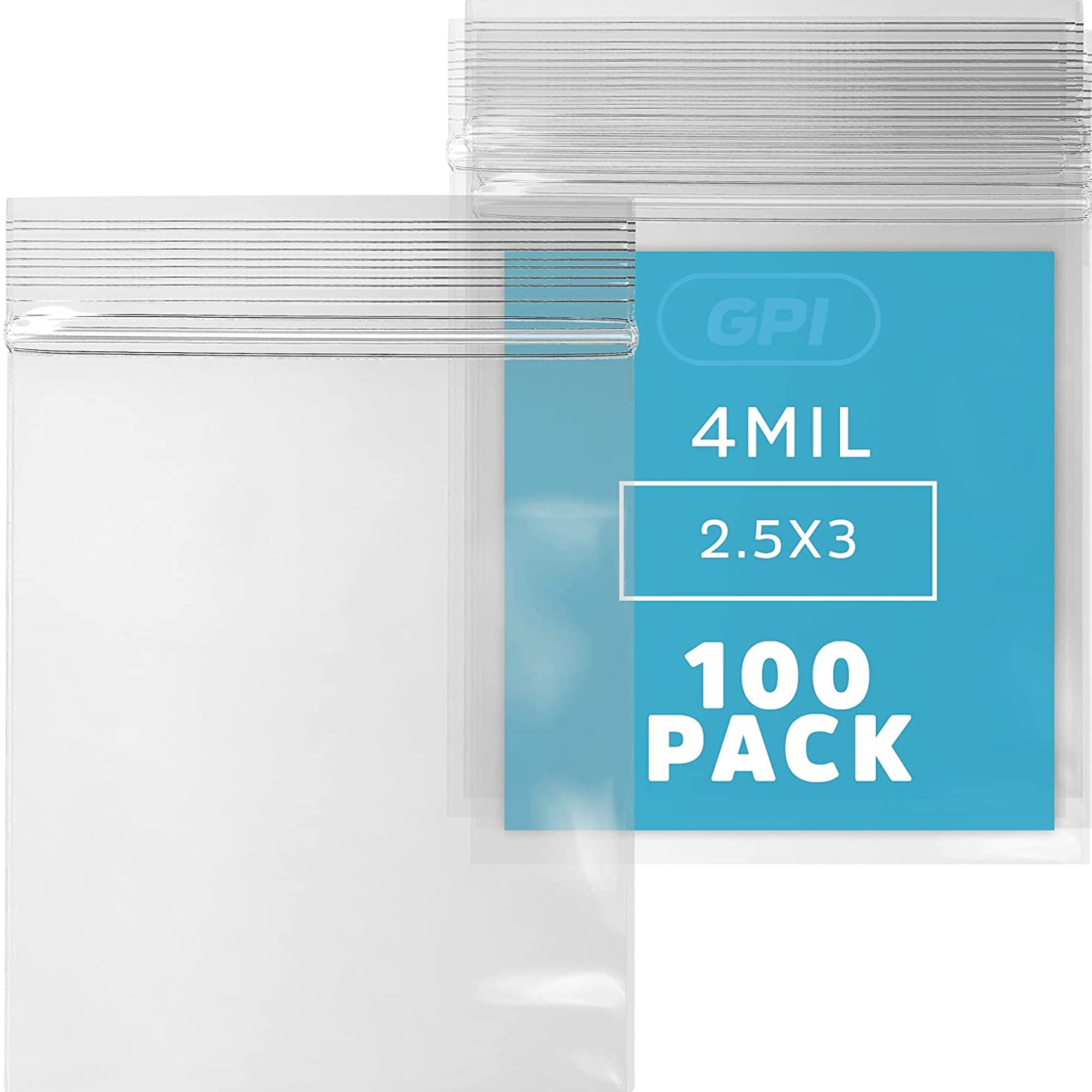 GPI 2 5 X 3 Heavy Duty Ziplock Bag 4 Mil Clear Resealable Bags For gpi-2-5-x-3-heavy-duty-ziplock-bag-4-mil-clear-resealable-bags-for