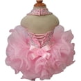 thumbnail image 3 of Jenniferwu G153 Infant Toddler Baby Newborn Little Girl's Pageant Party BirthdayDress (as1, Age, 6_Months, 9_Months, Pink), 3 of 4