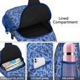 thumbnail image 2 of Retro Boho Floral Sling Backpack, Lightweight Crossbody Shoulder Bag with Aesthetic Bloom Pattern for Outdoor Travel Adventures, 2 of 6