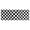 Black and White, variant on Light Blue and Cream Checkered Pattern Kitchen Rug Mat,Kitchen Runner Rugs Non Skid Washable,Decorative Kitchen Floor Mats for Kitchen,Sink,Laundry,17"X47"