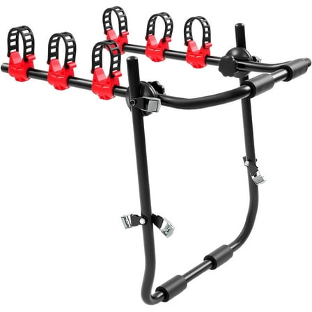 Bike Rack for SUV & Car, Universal Bike Trunk Mount Rack with Practical Strap and Safety Buckle, 26.77 Inch Bicycle Car Racks-44.1 lbs Capacity, Black