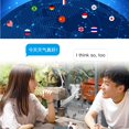 thumbnail image 3 of Ai Translating Ear Buds, 2025 New Real Time 144 Languages Translator Play Music Bluetooth Over-Ear, Premium Wireless Bluetooth Earbuds Treble for Travel Business Learning (Black), 3 of 7