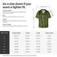 thumbnail image 5 of Pofeuu Green Bamboo Fence1 Print Mens Casual Short Sleeve Shirts Beach Summer Spread Collar Pocket Tops Men's Casual Short-sleeved Shirt-XX-Large, 5 of 5