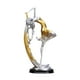 thumbnail image 1 of Estatua de bailarina, adorno de escritorio, artesanía, elegante decoración, figura de bailarina para Oro, 1 of 9