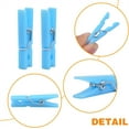 thumbnail image 3 of Blue Clothes Pins Bulk Set of 100,Little Blue DIY Clothespins,Mini Clip for Baby Shower Keepsakes,Utility Plastic Decorative Clothespins,Clothes Pins for Baby Shower Pins (Blue), 3 of 7