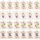thumbnail image 1 of 1 caja de 24 amuletos de cartas de póker de 4 estilos, aleación de esmalte, colores dorados claros, dijes de cartas de Jack, Queen, King y Joker, 1 of 5