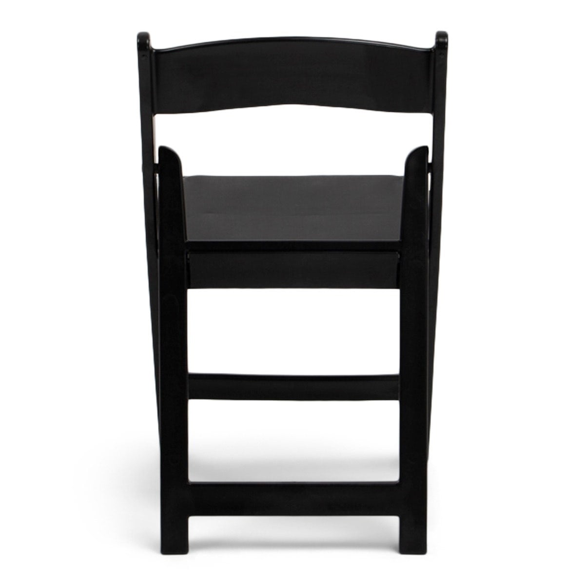TitanPRO Black Resin Folding Chair - 4 Pack