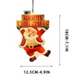 thumbnail image 3 of Christmas Snowflake Ornaments, Lighted Christmas Ornament Hanging Decoration for Christmas Tree Door Wall Home Party, Holiday Gift for Family Friends Home Decoration, 3 of 6