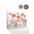 thumbnail image 2 of Orange Spring Floral Wall Art for Living Room,Canvas Picture Wall Decor for Bathroom Bedroom,Watercolor Summer Botanical Painting Artwork for Office Kitchen Hallway Dining Room Home Decor 12"x16", 2 of 8