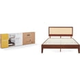 thumbnail image 1 of Box base cama Nooz Natural Tejida con cabecera Matrimonial Nooz marron claro, 1 of 6