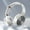 White, variant on Wireless Over-Ear Bluetooth Headphones, HIFI Stereo, Noise Cancelling, 8Hrs Playtime, 40MM Speaker, Foldable, for Gaming Music Calls